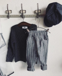gray pinstripe trouser