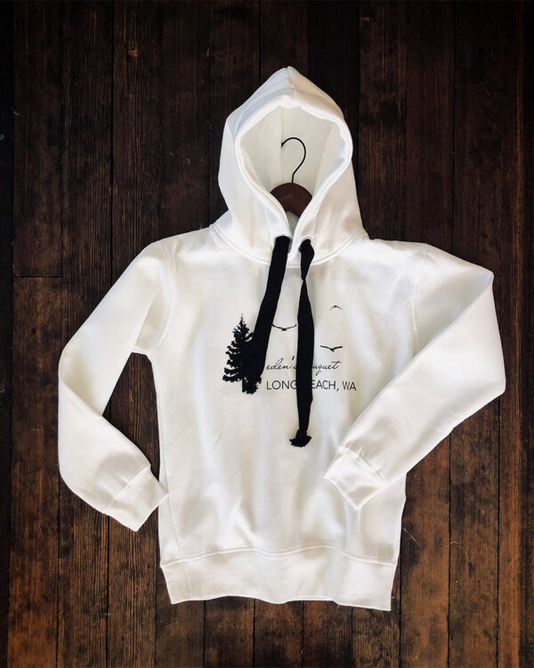 Side Zip Logo Hoodie