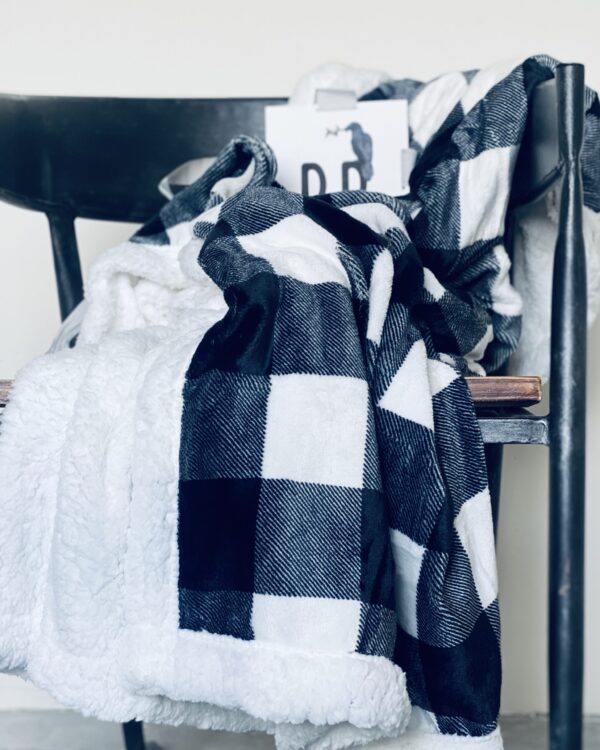 Buffalo Plaid Sherpa Blanket
