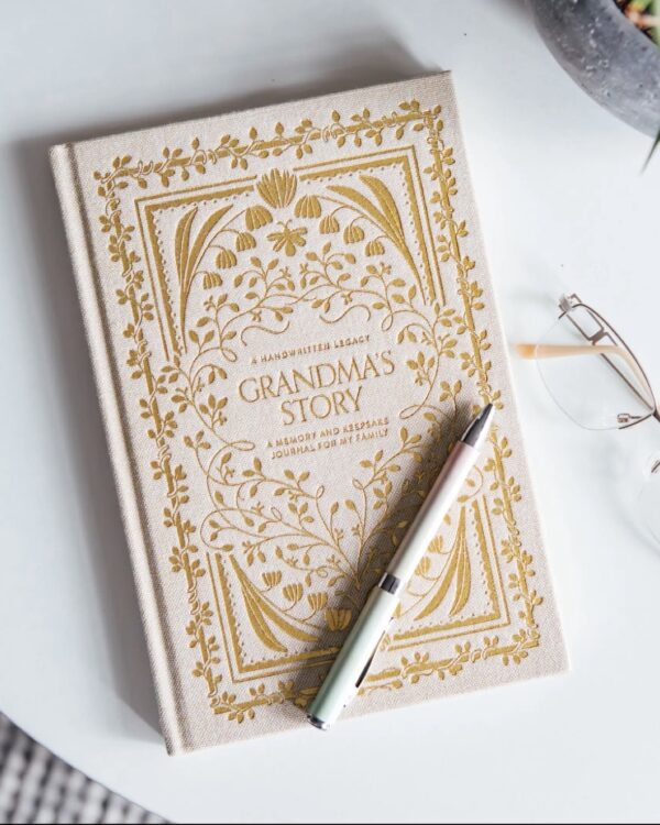 Grandma's Story keepsake journal cover