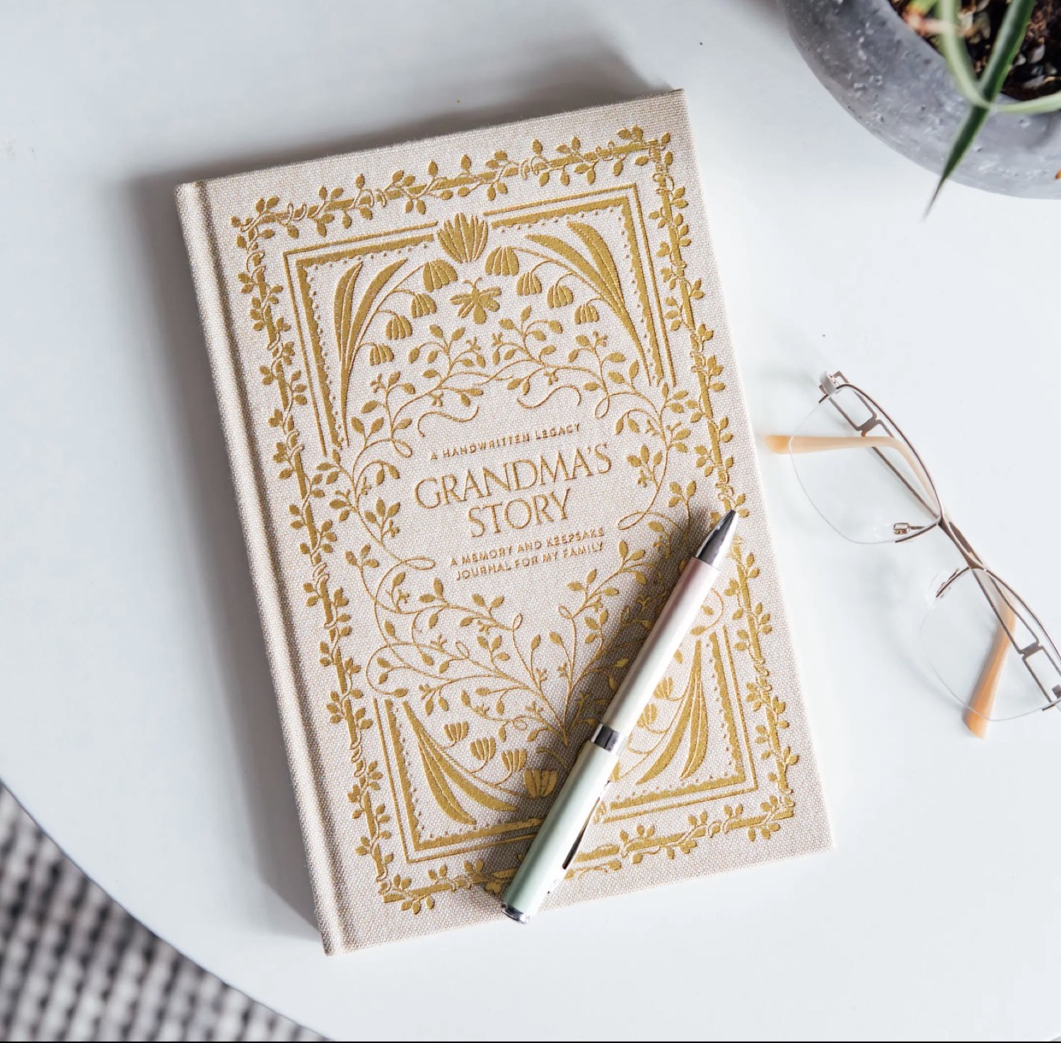 Grandma's Story keepsake journal cover
