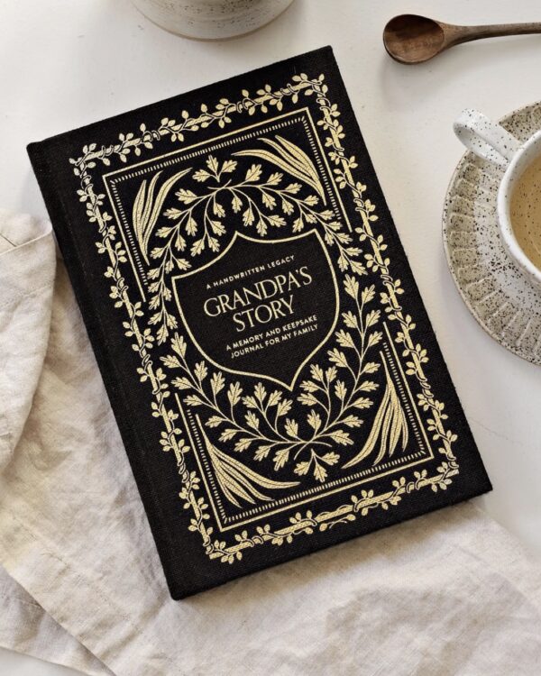 Grandpa's Story keepsake journal cover